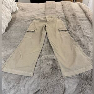 Laura Beige Cargo Pants
